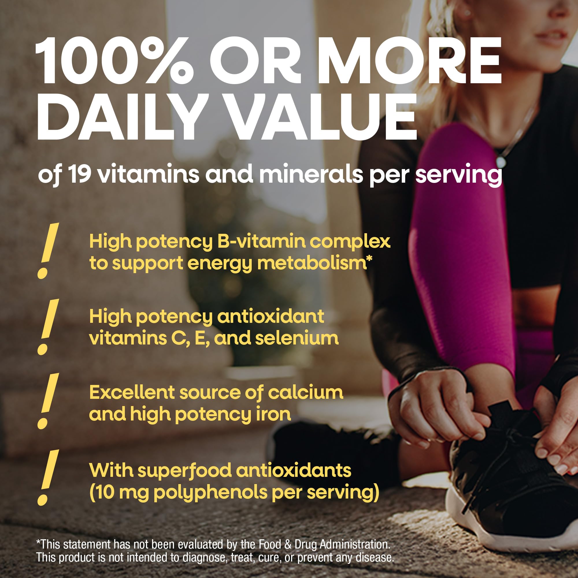 Authentic imported Nature's Way daily multivitamin for women over 50 supplement bottle