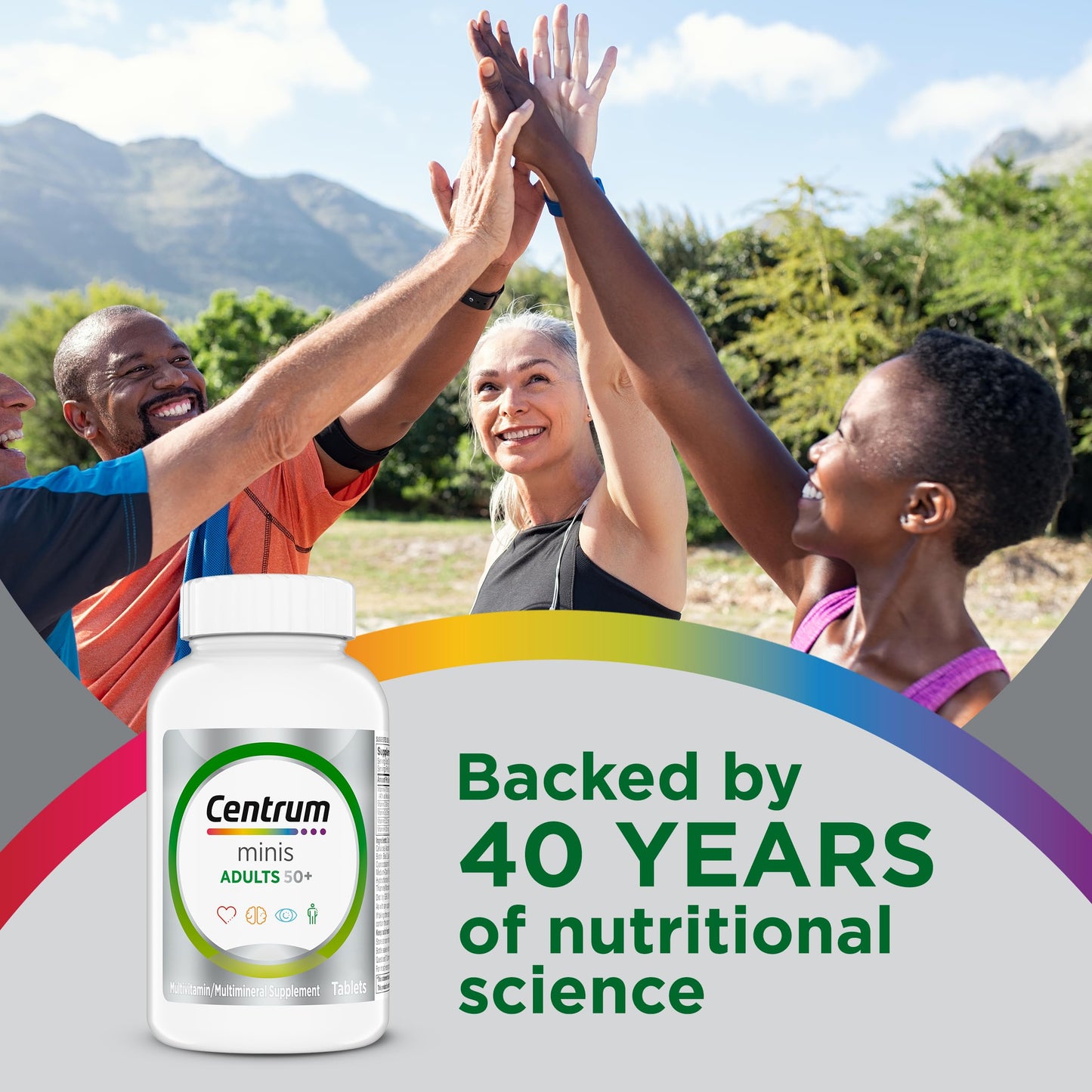 USA imported Centrum Silver multivitamin tablets directions and safety warnings