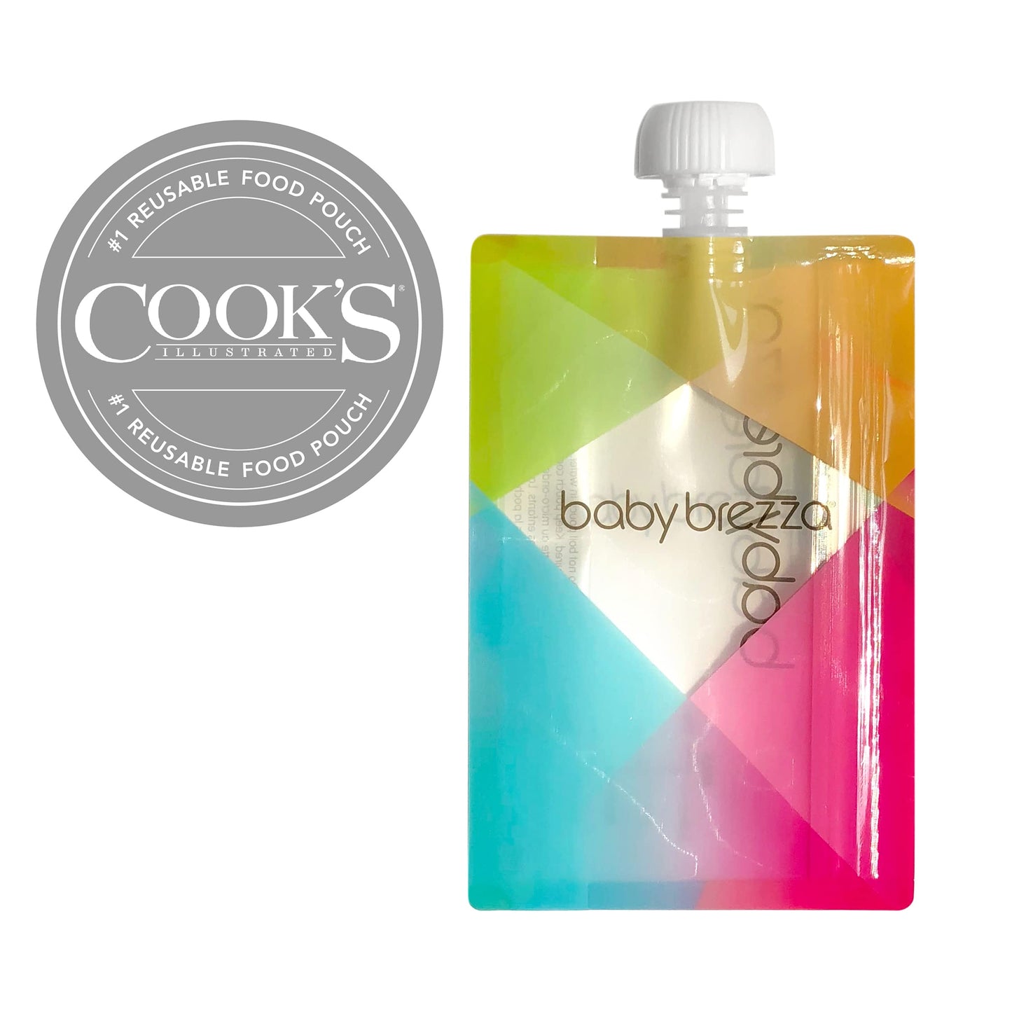 Baby Brezza dishwasher safe reusable food pouches set