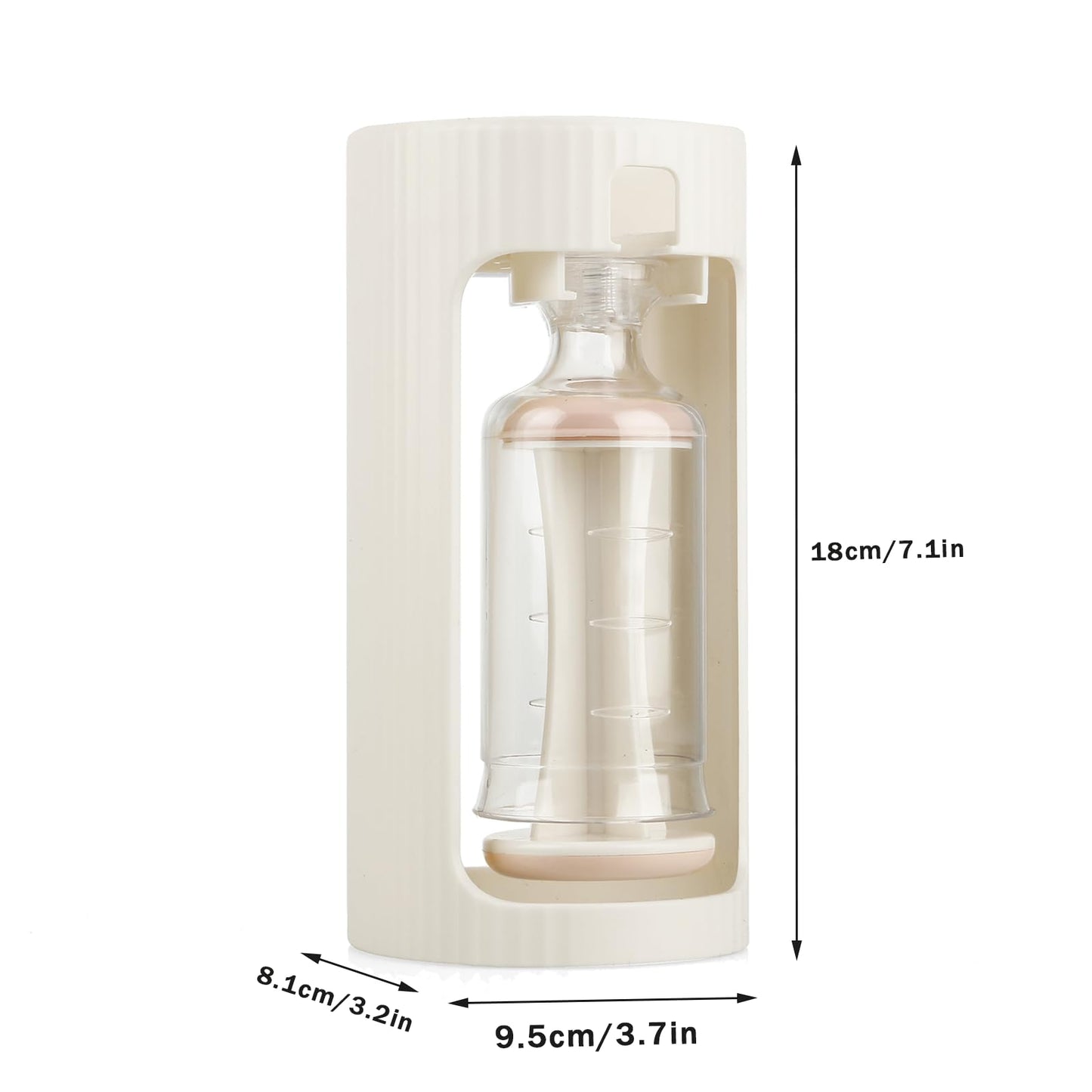 PandaEar squeeze station with included feeding spoon attachment
