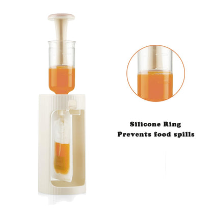 PandaEar squeeze station assembly for homemade baby food