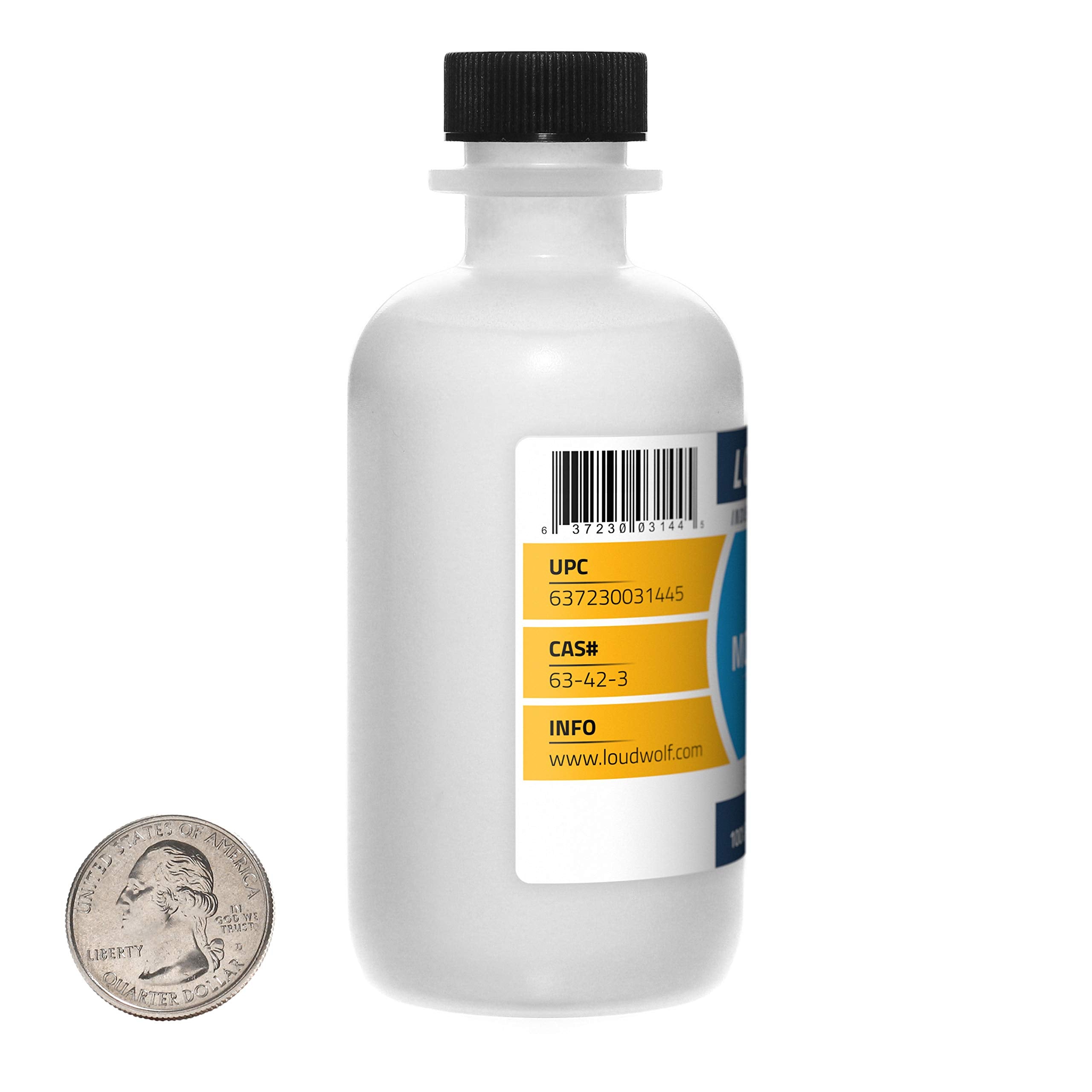 Loudwolf 100 percent pure fine powder milk sugar scientific ingredient packaging detail.