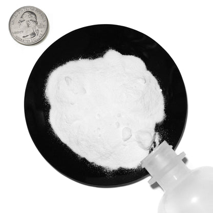 USA imported Loudwolf chemical formula fine powder excipient container showcase.