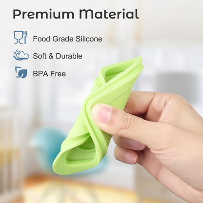 Giichen baby food lids in a dishwasher rack