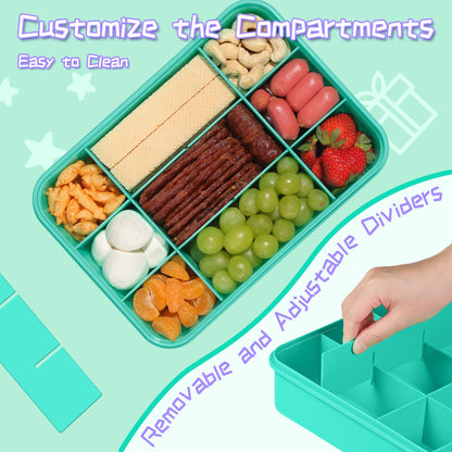 Close up of Xyptorix snack box easy open latch