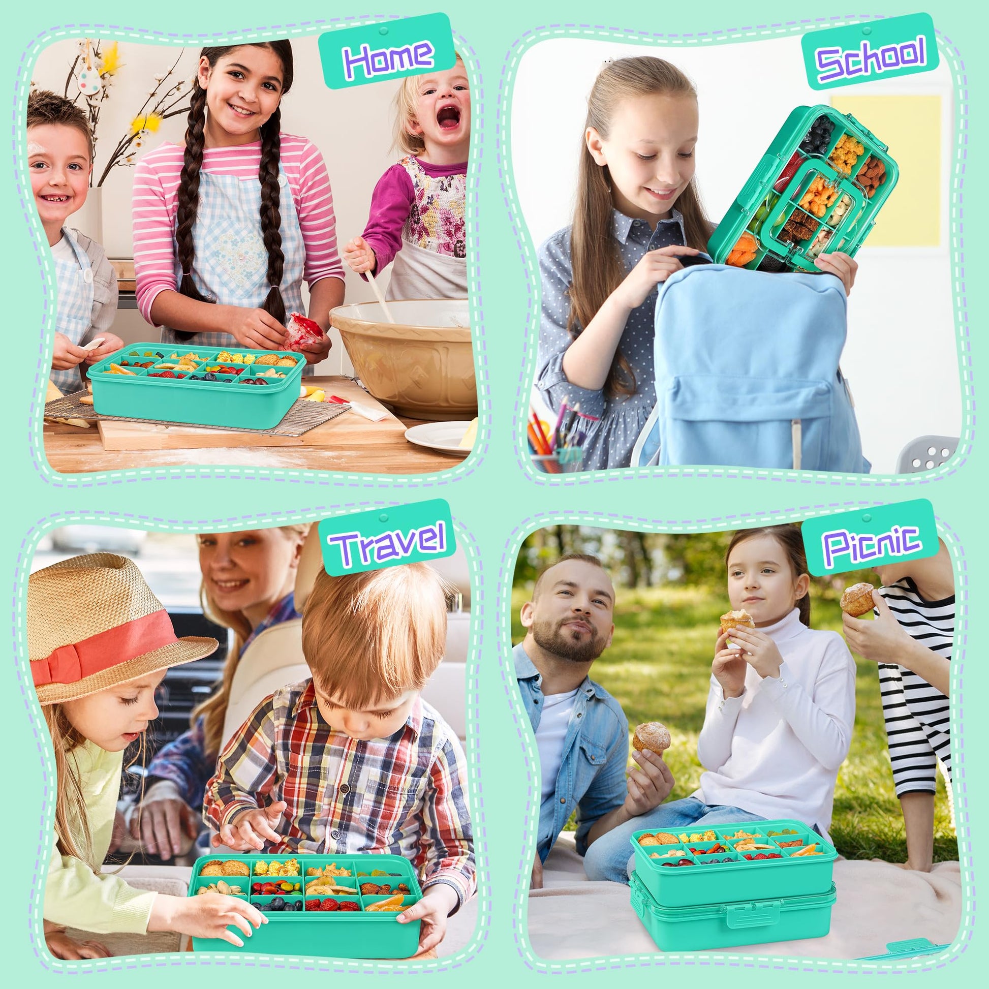 Xyptorix reusable snack box showing silicone seal