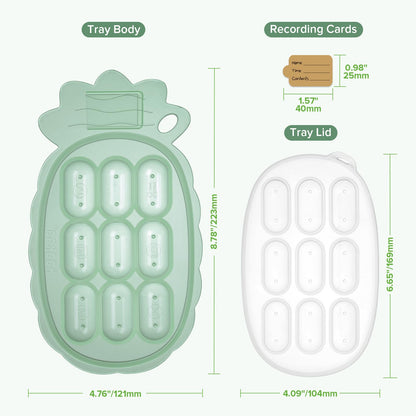 Haakaa silicone feeding tray components and lid