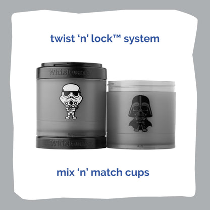 Whiskware Star Wars snack pack stackable jars side profile