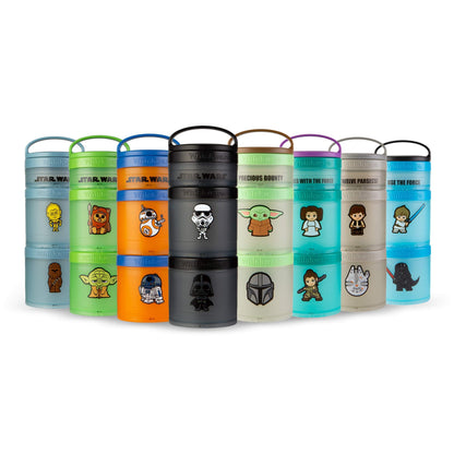 Whiskware Star Wars snack pack disassembled to show compartments