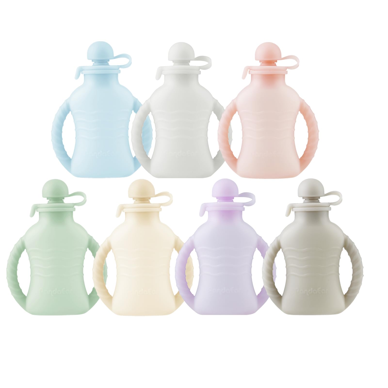 Included collapsible funnels for PandaEar baby food storage bags