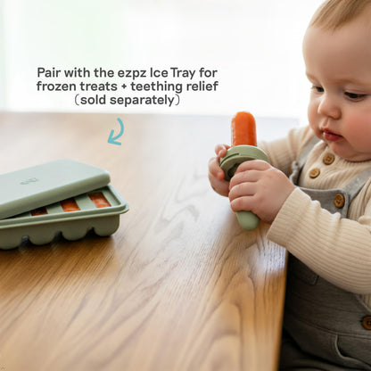 Pediatric expert designed baby gumline feeder in sage
