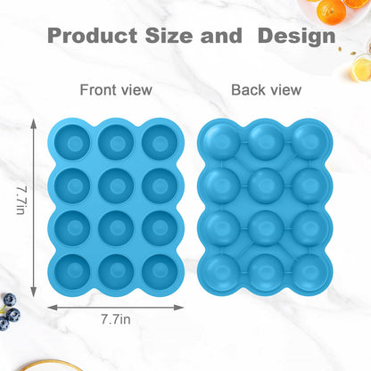 Samuelworld silicone freezer tray showing 12 individual pods