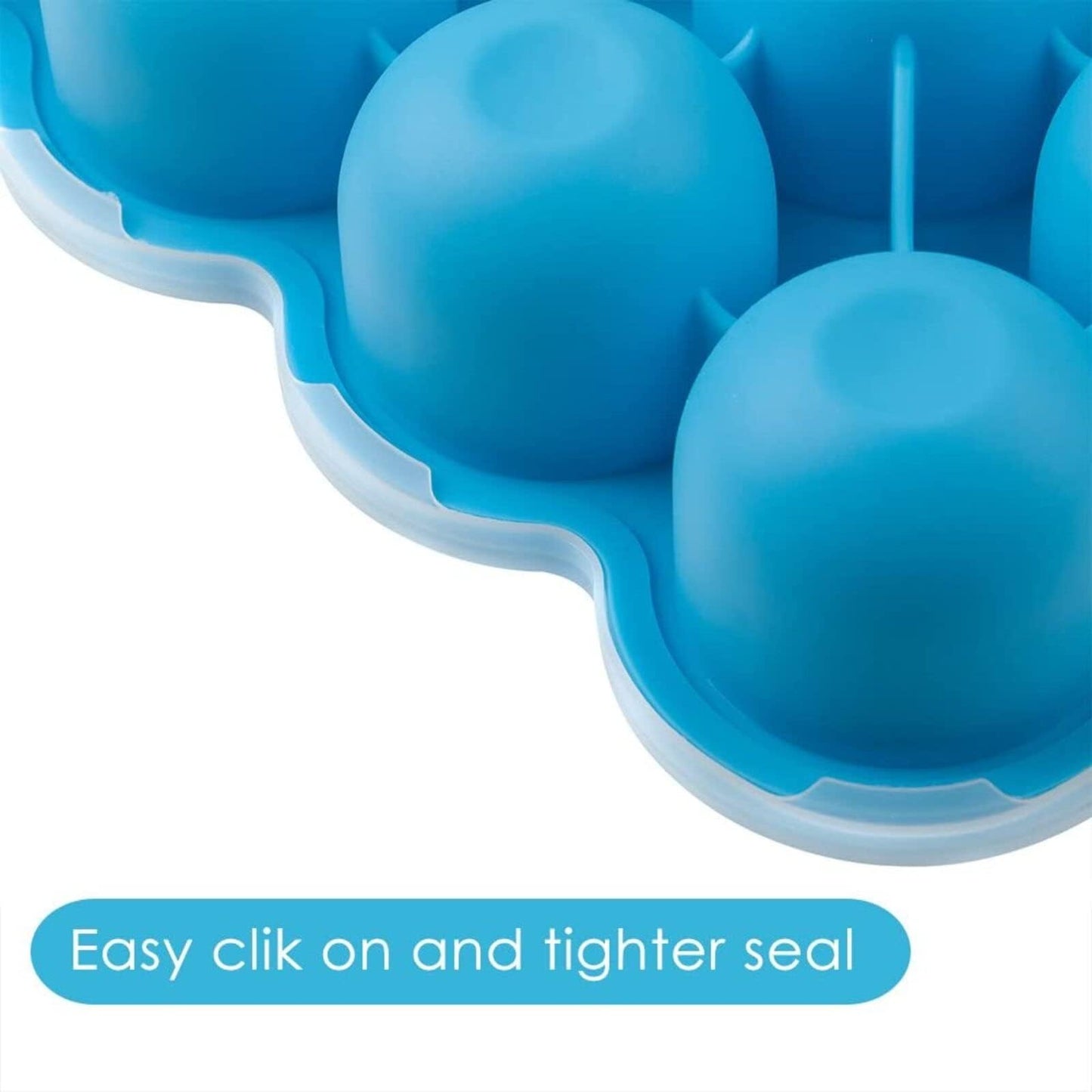 Samuelworld freezer tray showing side profile of portion pods