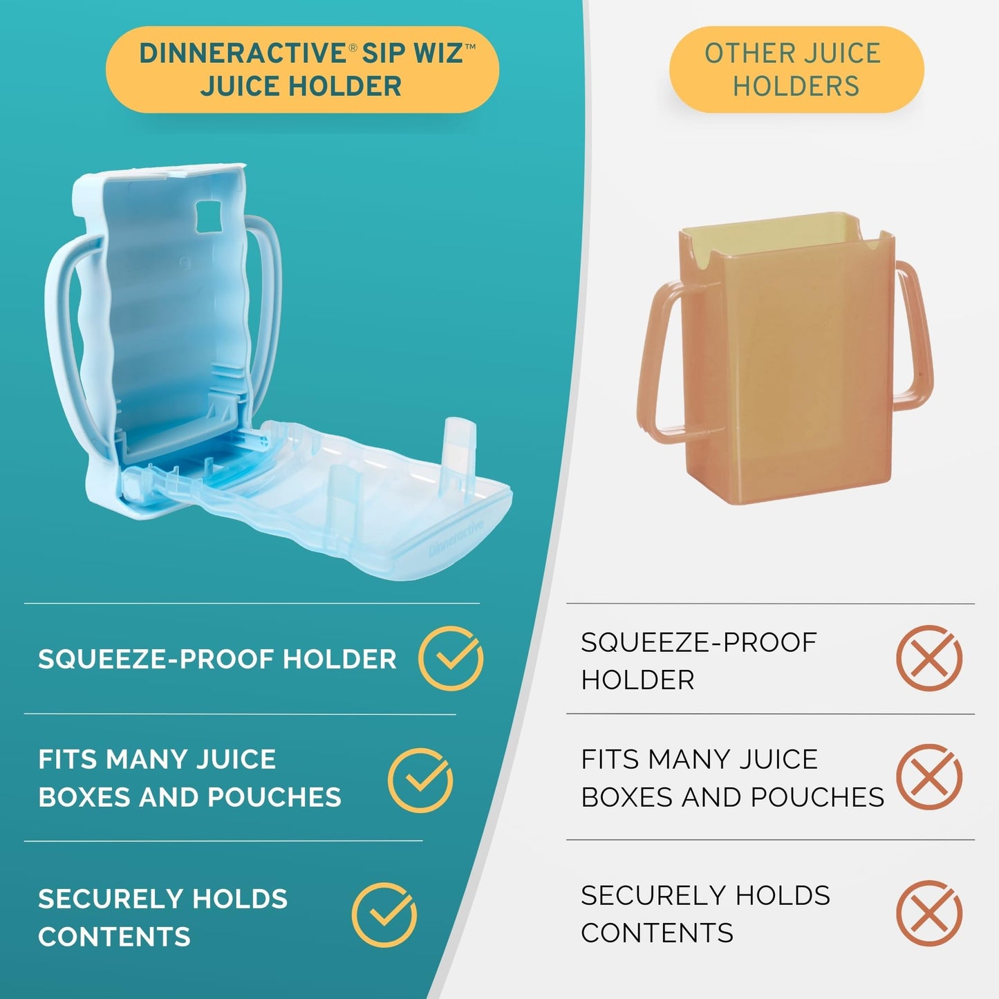 Top view of Dinneractive Sip Wiz baby feeding accessory