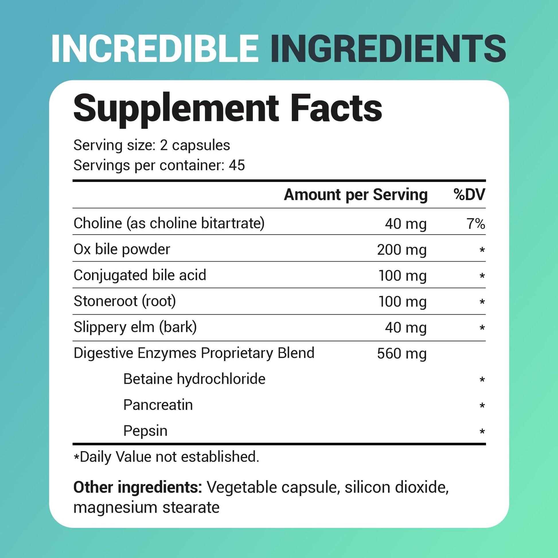 Dr. Berg dietary supplement for keto fat digestion support and gas relief packaging