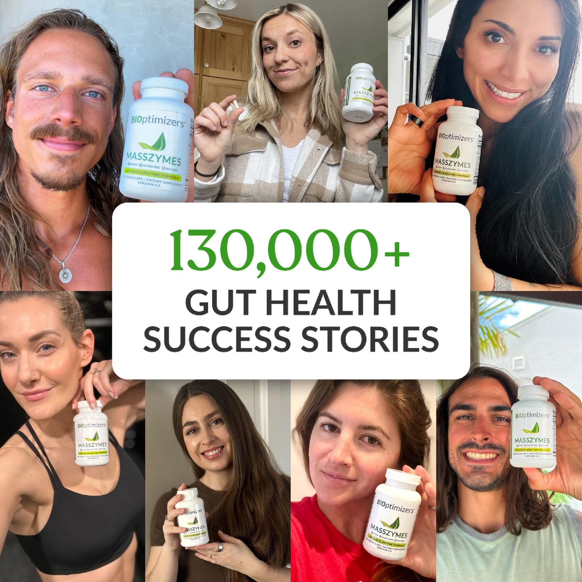 High protease formula health supplement bottle angled view