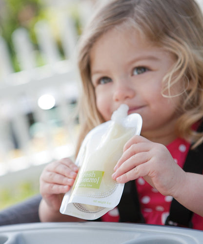 Infantino disposable pouches in retail packaging