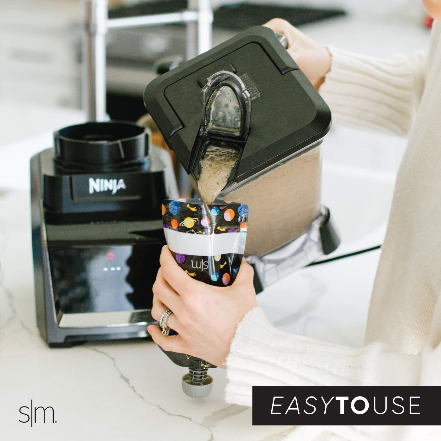 Top rack dishwasher safe Simple Modern food pouches