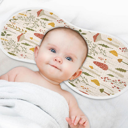 Kigai baby burp cloths showing waterproof TPU backing