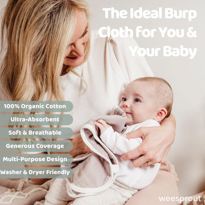Baby friendly design showing soft fabric and snap button