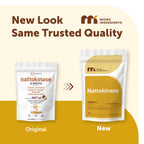 Micro Ingredients 7-in-1 Nattokinase formula ingredients label showing CoQ10 and herbal extracts