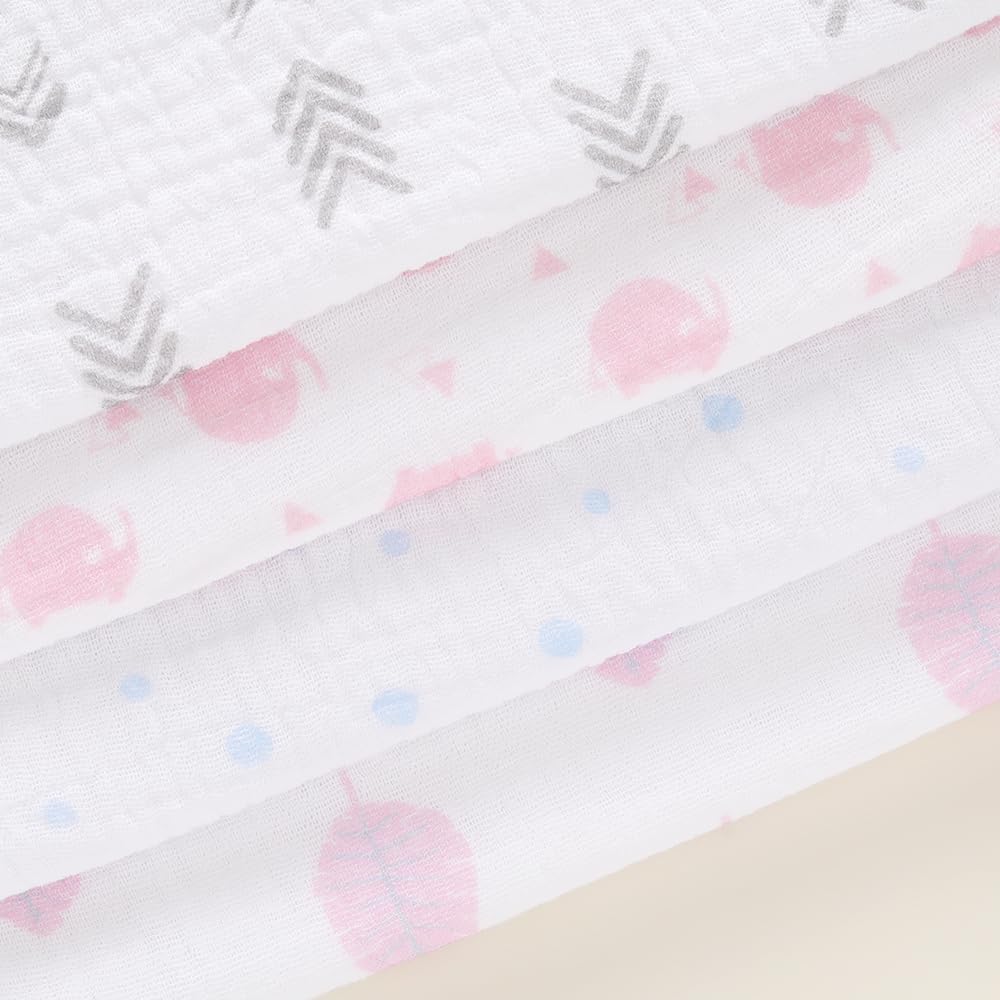 Sleepyturtle machine washable infant burp cloths collection