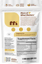 Micro Ingredients non-GMO and gluten-free dietary supplement pouch seal