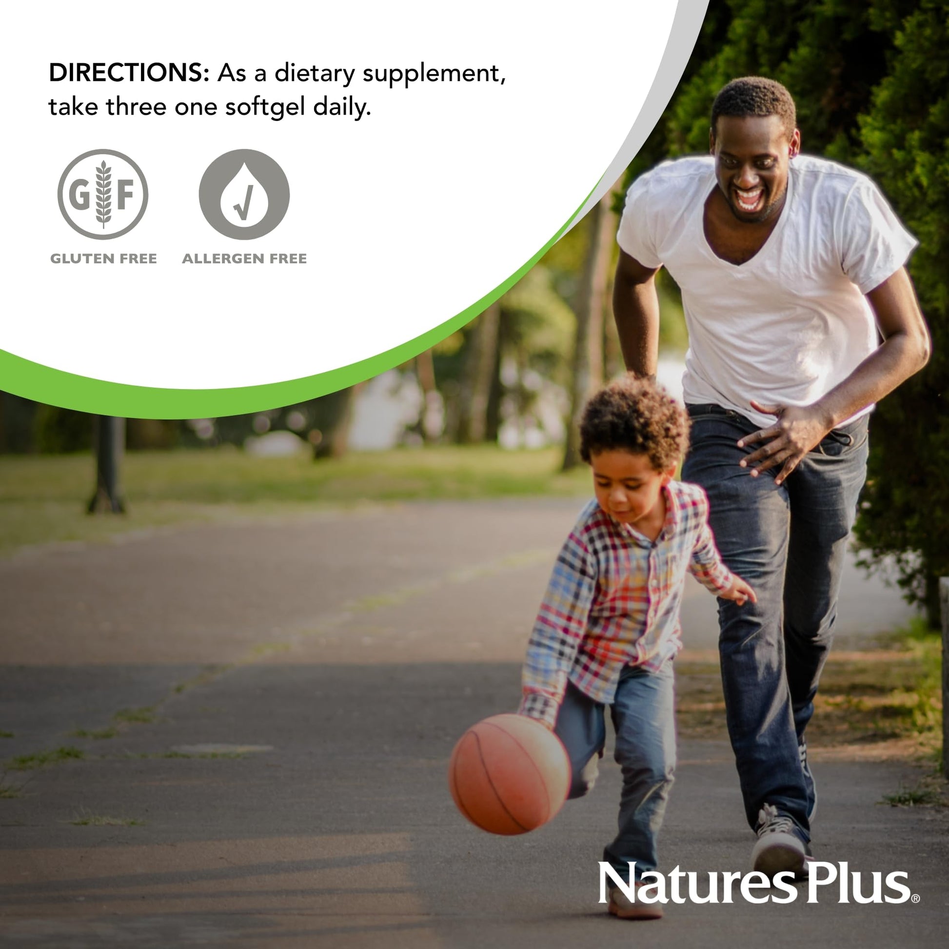 NaturesPlus antioxidant support supplement bottle and softgels