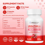 Inner Brightness Urolithin A supplement facts nutrition label