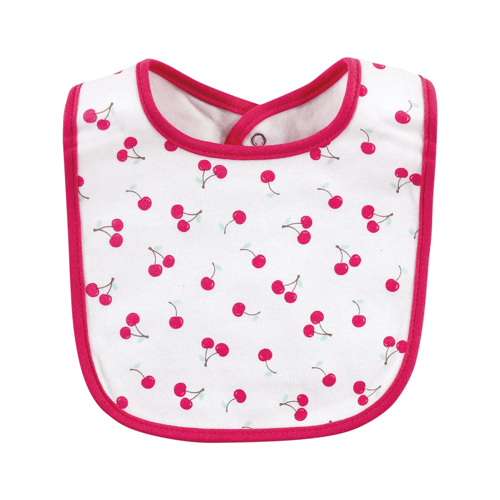 Hudson Baby unisex bibs vegetable pattern