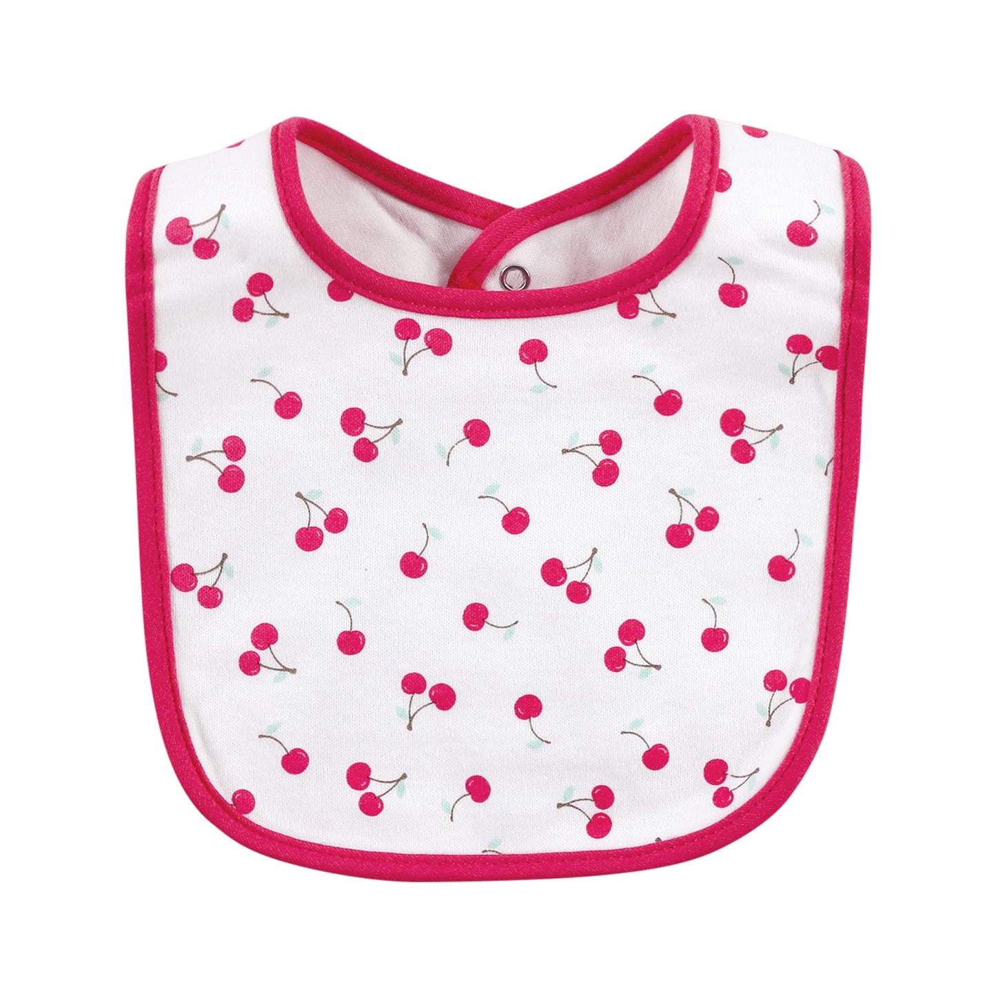 Hudson Baby unisex bibs vegetable pattern