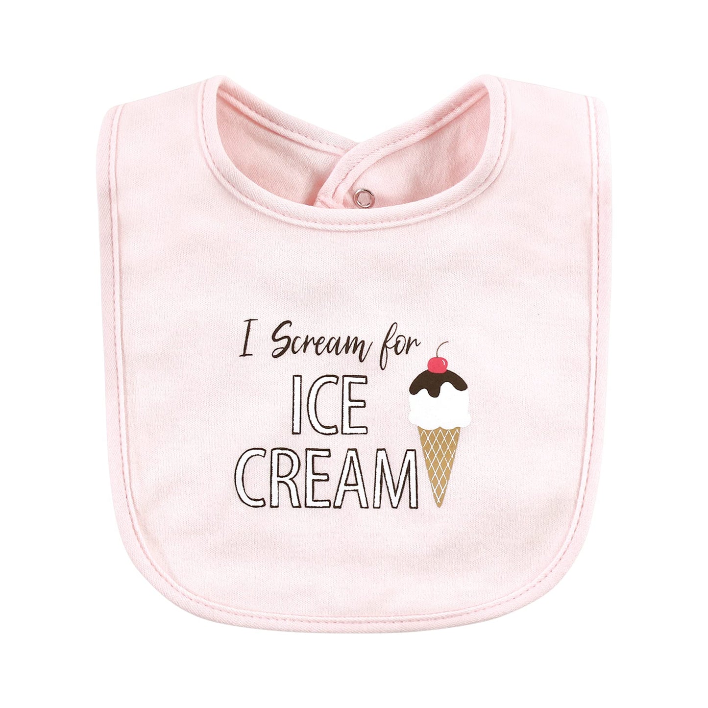 Hudson Baby one size cotton bibs packaging view