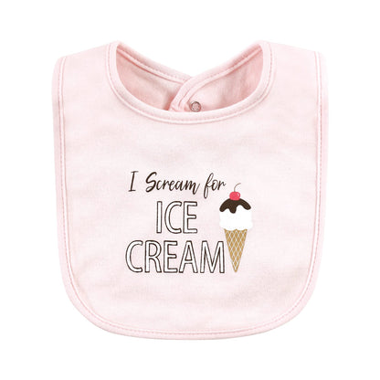Hudson Baby one size cotton bibs packaging view