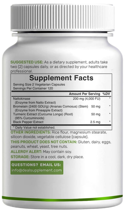 Authentic non GMO and vegan certifications on bottle side panel