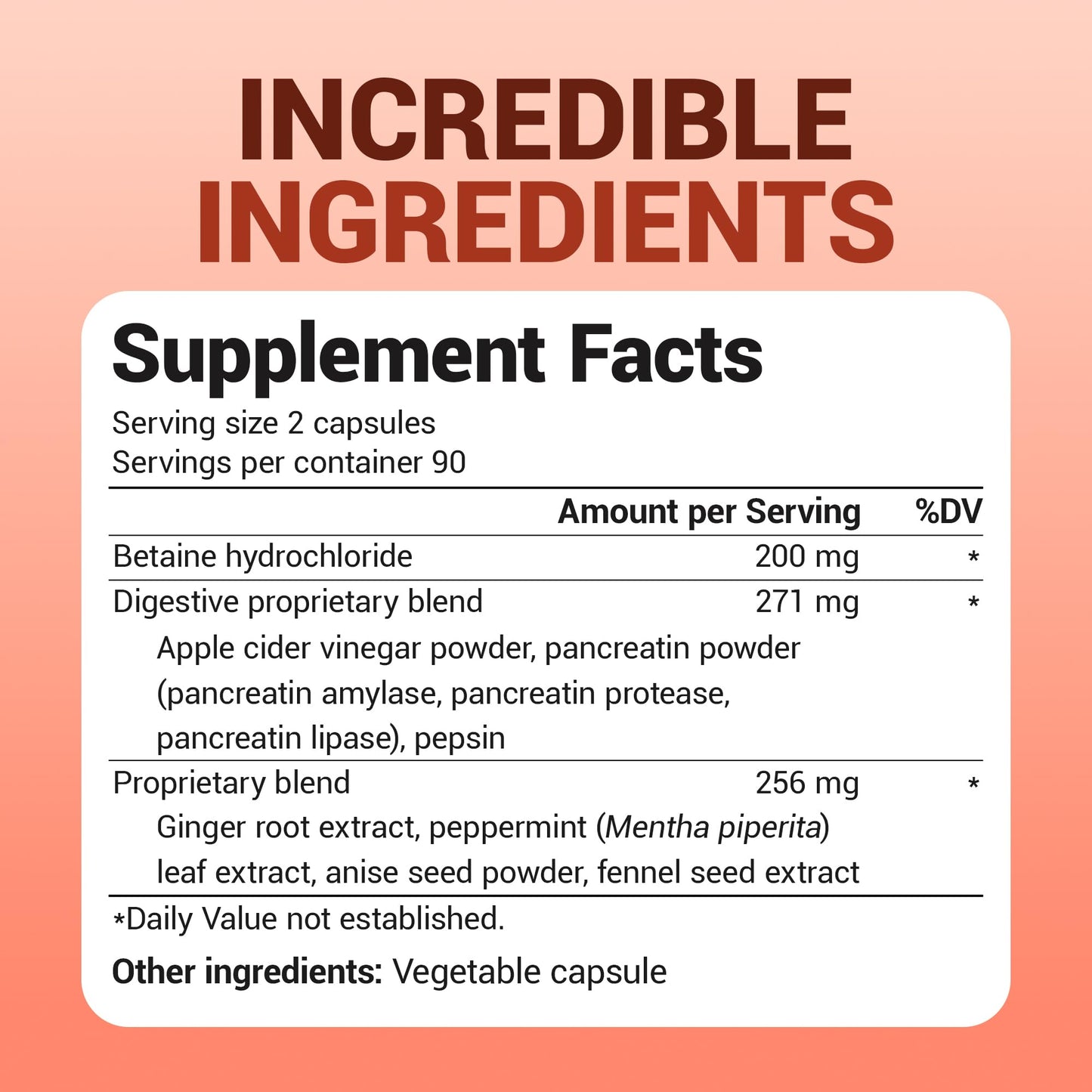 Dr Berg premium digestive enzyme formula side label showing manufacturing quality details