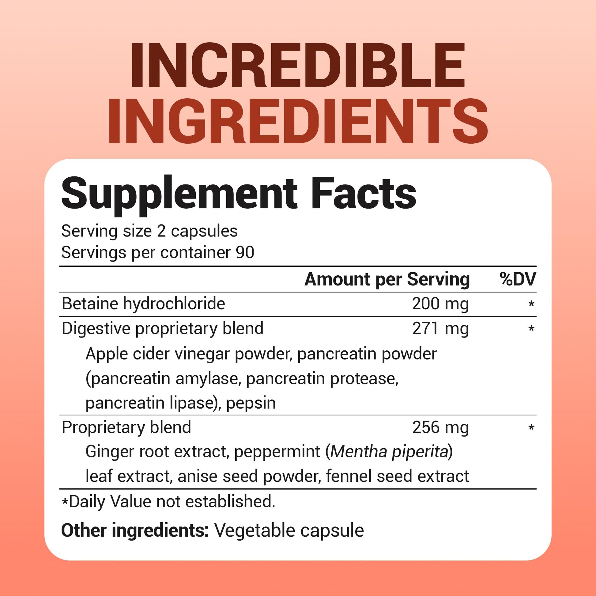 Dr Berg premium digestive enzyme formula side label showing manufacturing quality details