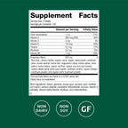 Standard Process Catalyn GF supplement label ingredients panel