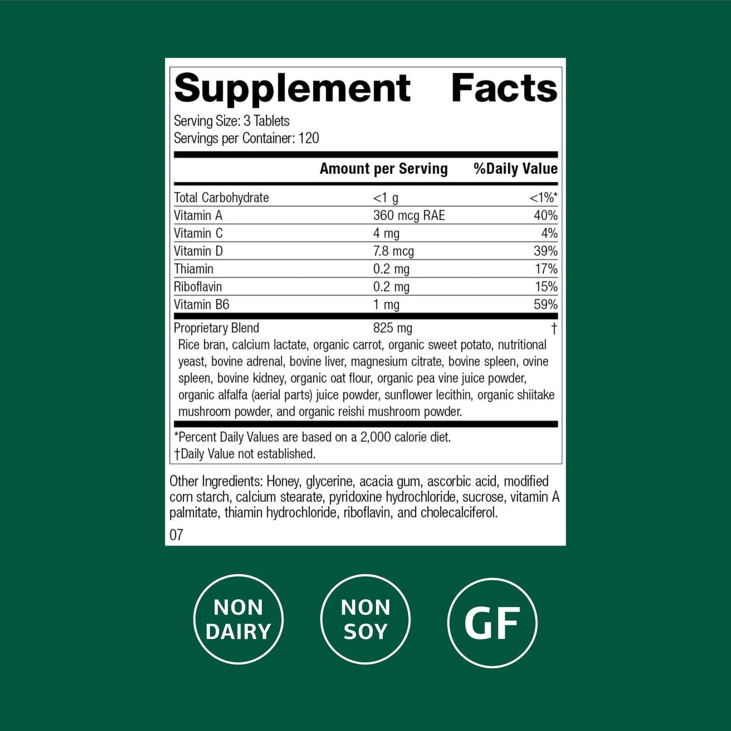 Standard Process Catalyn GF gluten-free nutritional supplement bottle
