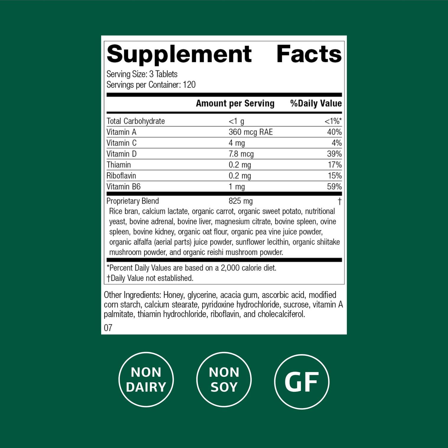 Standard Process Catalyn GF gluten-free nutritional supplement bottle