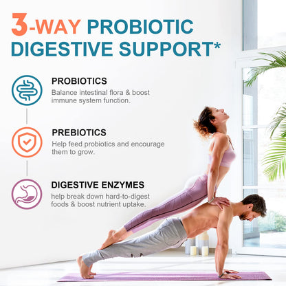 Close up of delayed release probiotic capsule designed to survive stomach acid and support gut flora