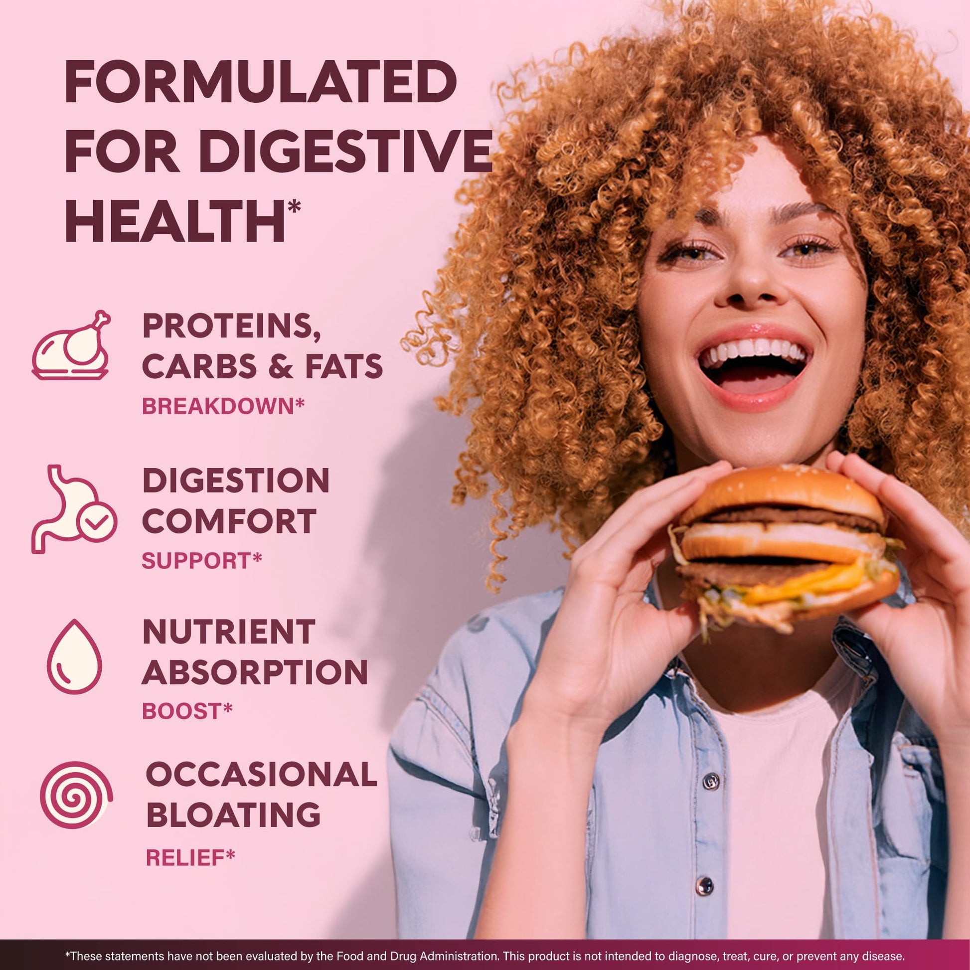 Nutraharmony women supplement label showcasing the ten in one enzyme blend details