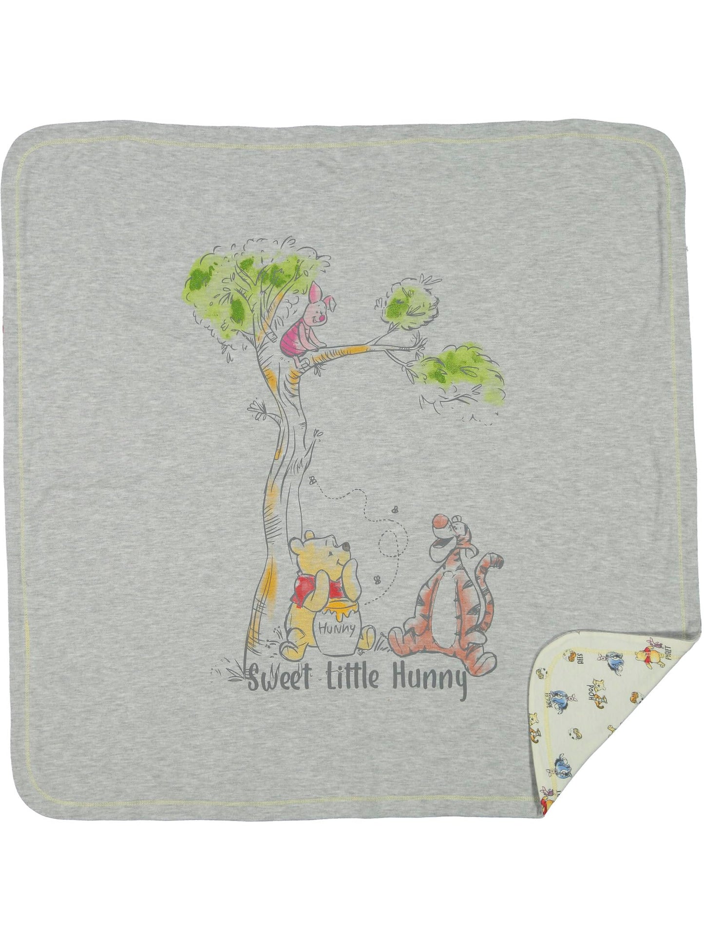 Soft cotton blend baby blanket from Disney Winnie the Pooh set