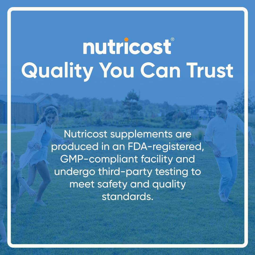 Nutricost USA imported genuine health and skincare companion bottle on clean background