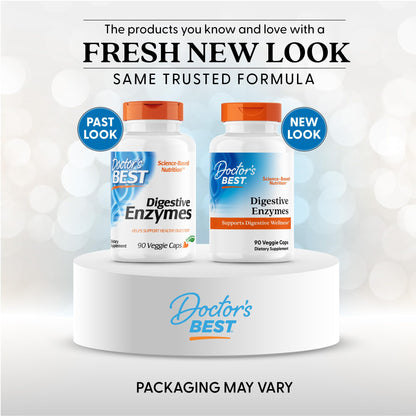 Doctor's Best full spectrum high potency enzyme blend supplement facts