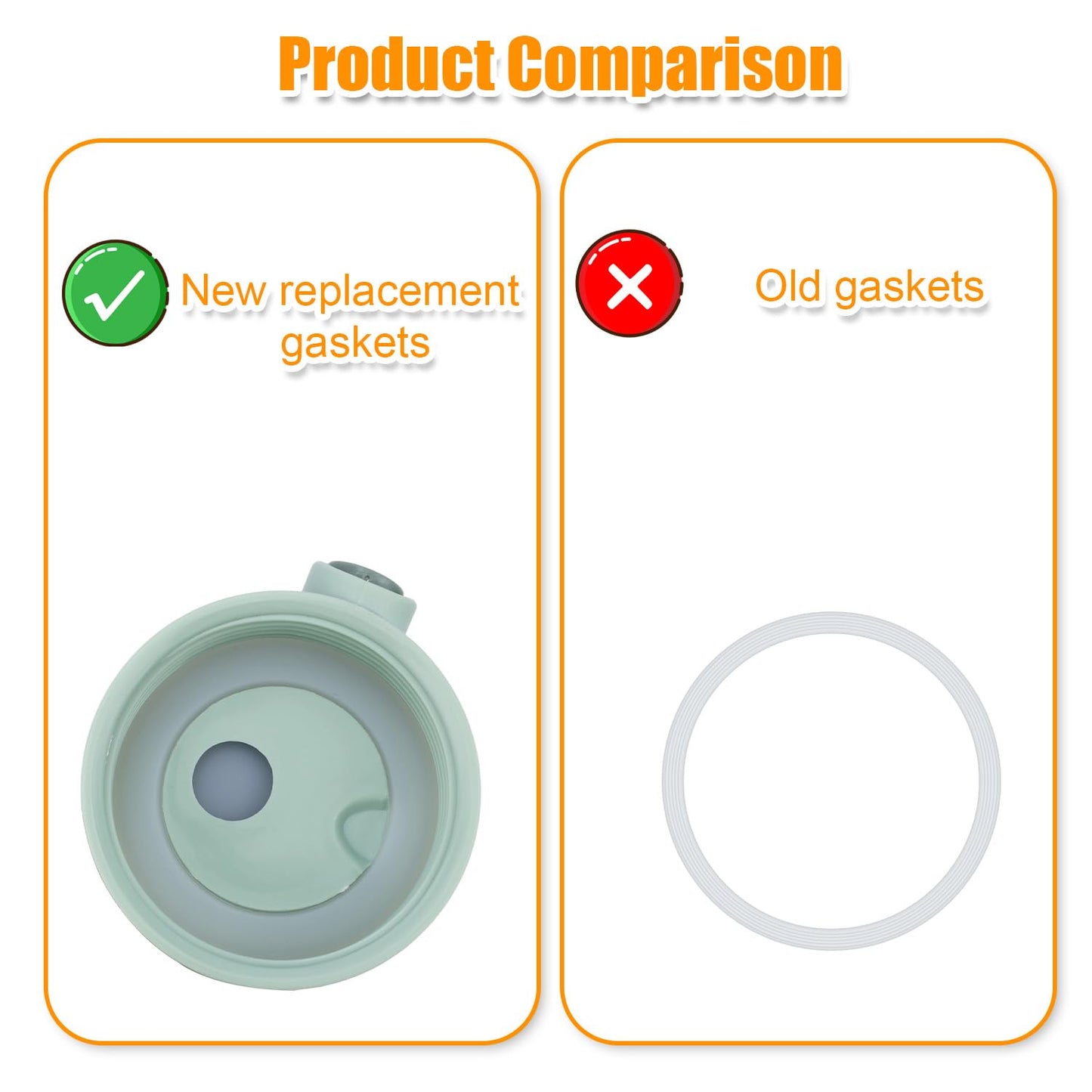 Fukaisu replacement gasket set for Momcozy style portable bottle warmers