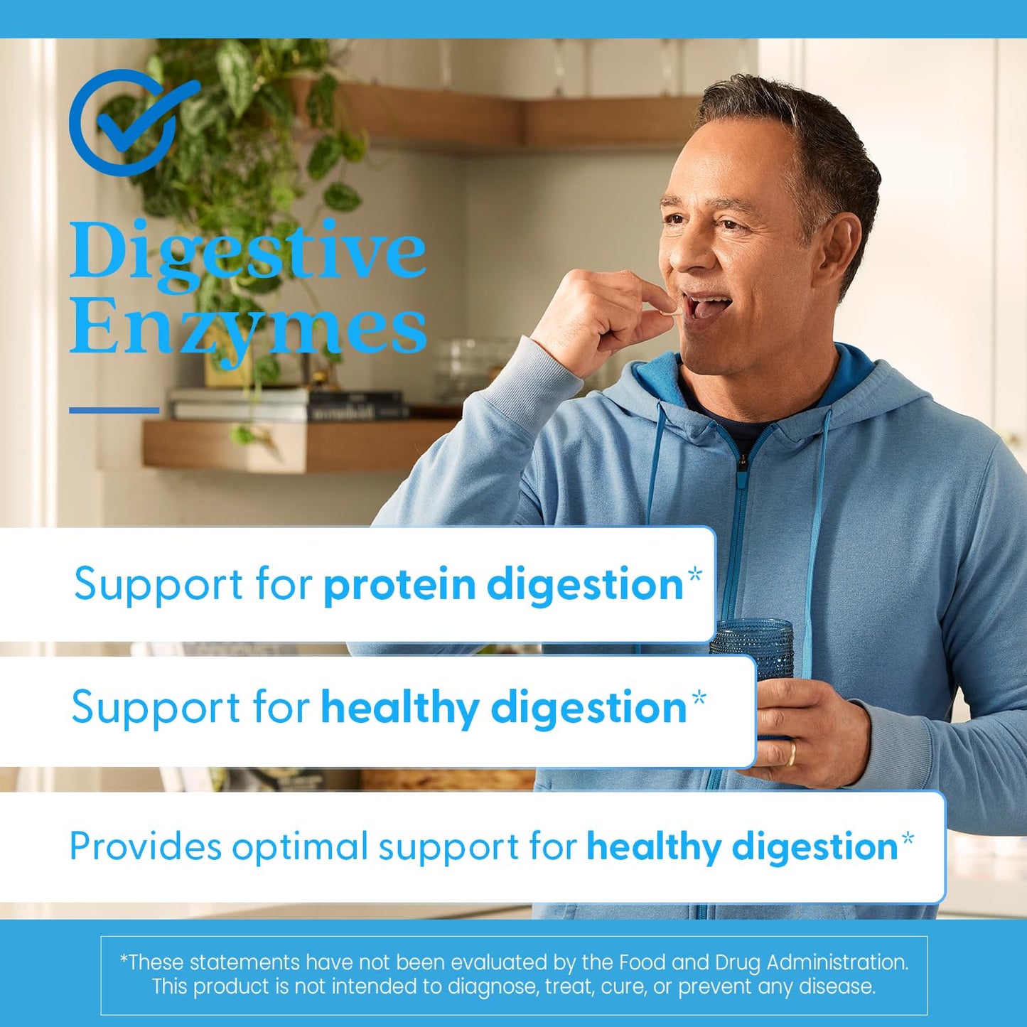 Doctor's Best digestive enzymes capsule size and orange cap appearance
