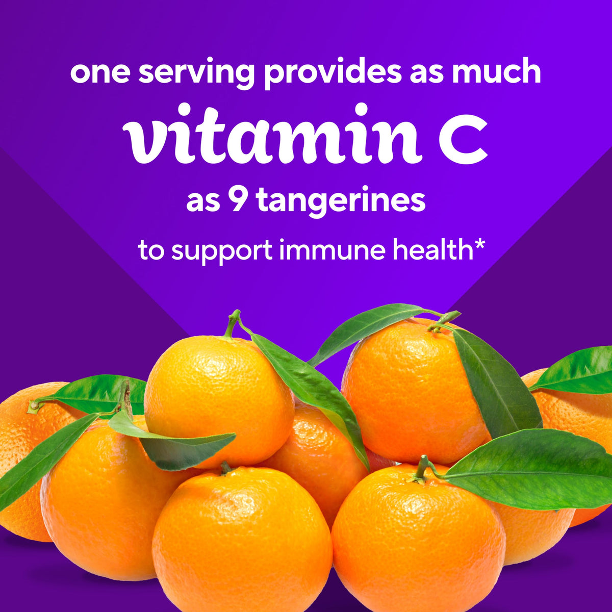 Vitafusion high potency vitamin C supplement nutritional facts