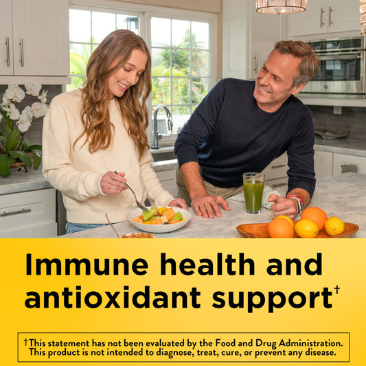 Nature Made Vitamin C 1000mg chewable tablets supplement facts label details