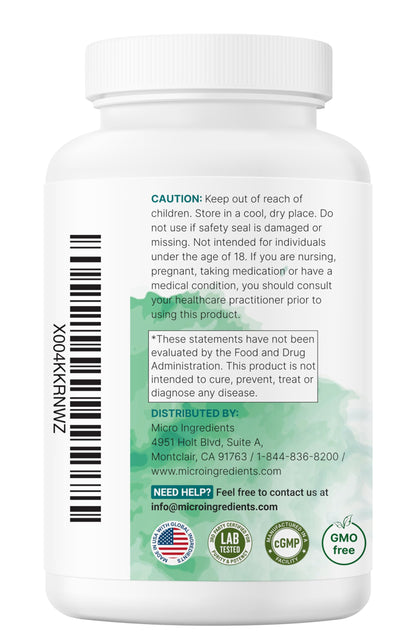 Micro Ingredients premium gut health formula for men and women packaging