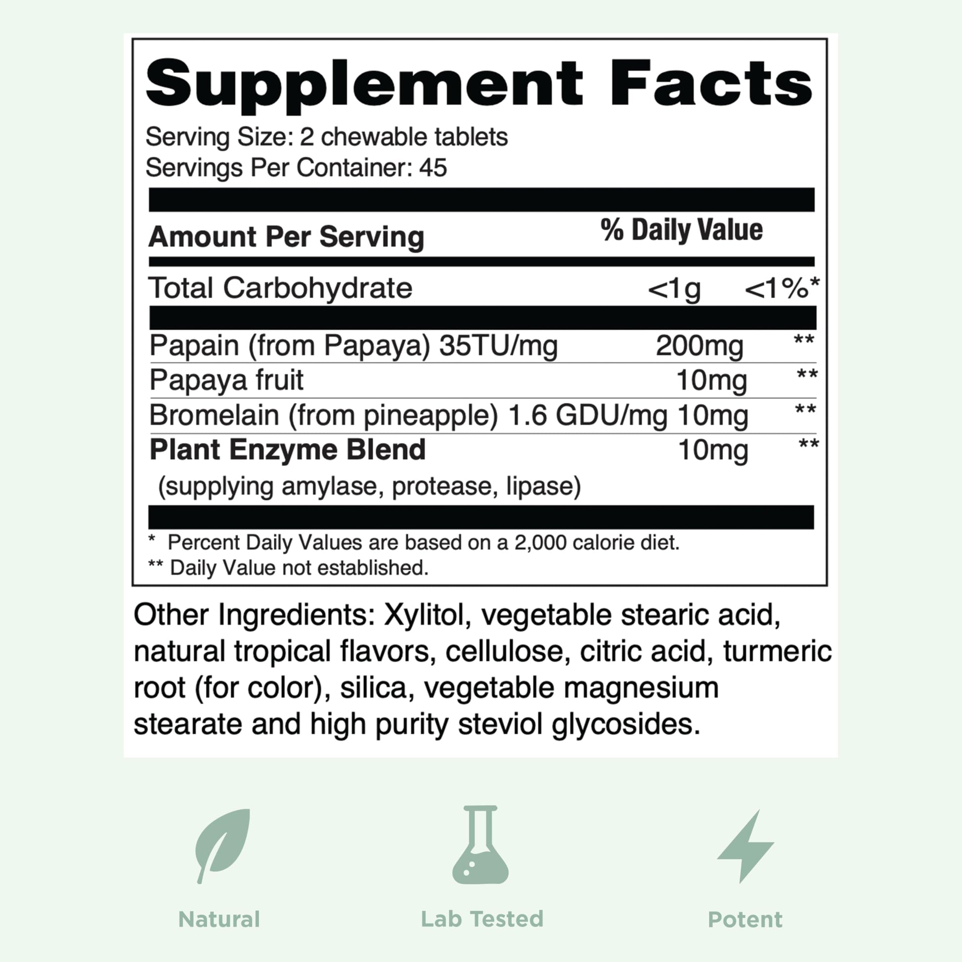 Authentic Yuve Naturals imported USA health supplement packaging with 90 chewable pieces